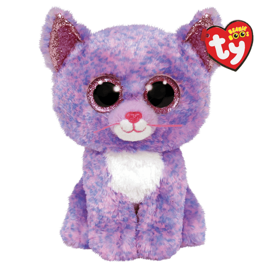 cassidy plush lavender cat ty beanie boo