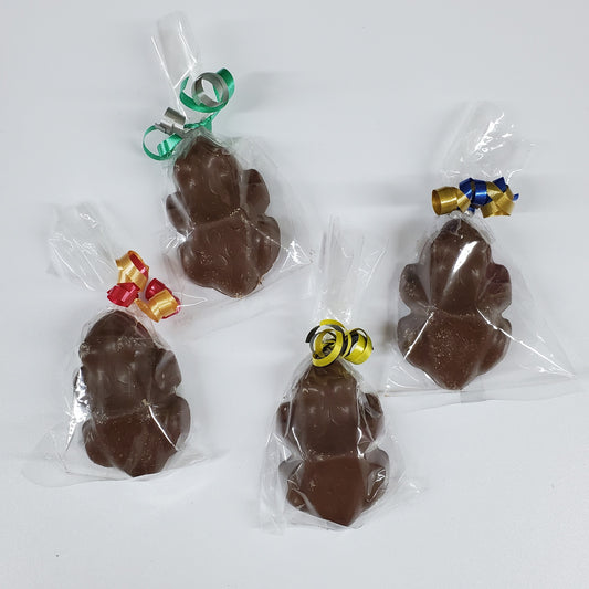 Chocolate Frogs with Various Color Bows