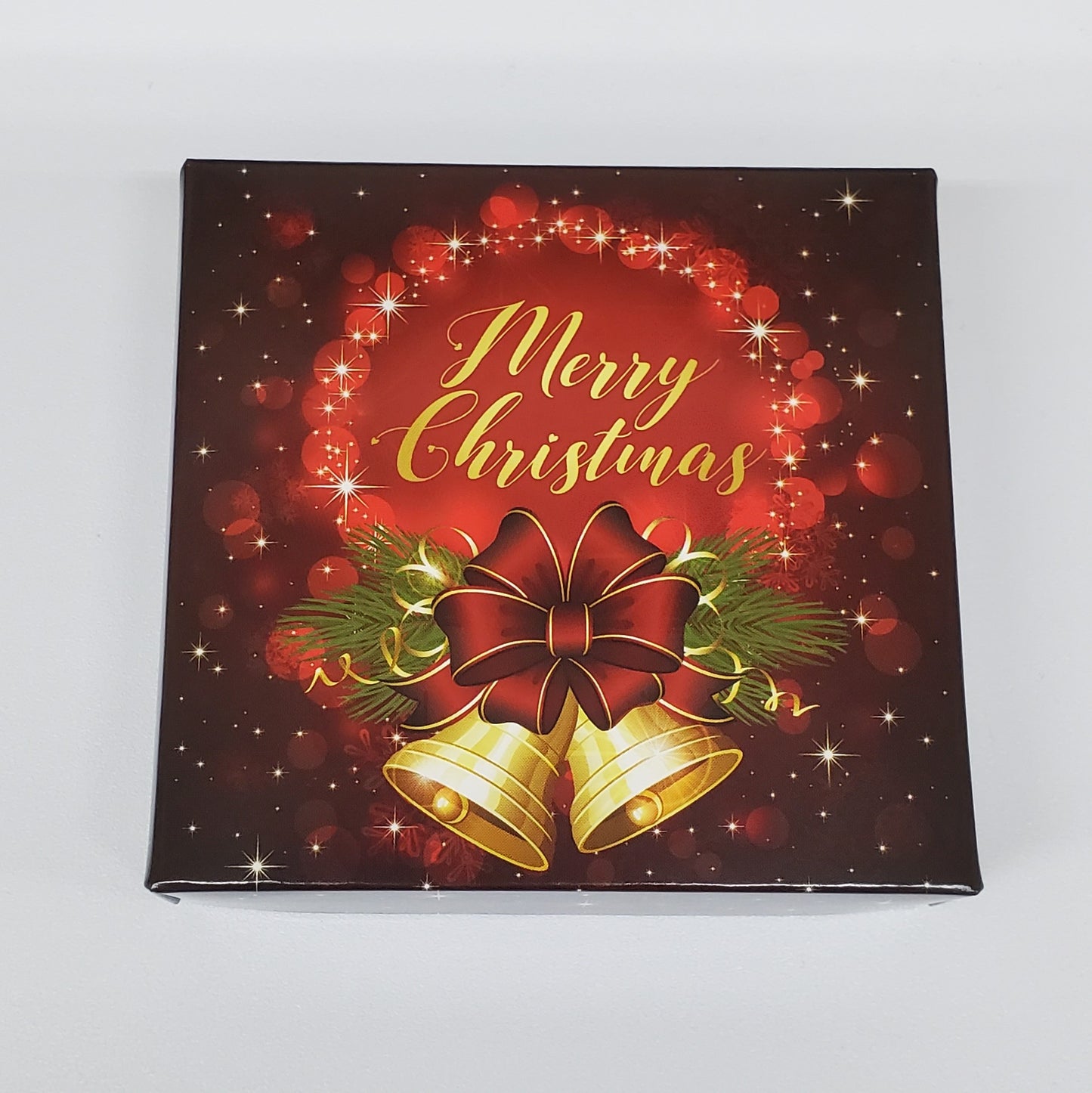 Christmas Bells Themed Box Cover for 9 Piece Holiday Assortment
