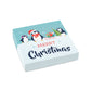 Cartoon Penguin Merry Christmas Themed Box Cover for 16 Piece Holiday Assortment