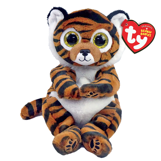 Clawdia Black Striped Brown Tiger TY Beanie Babies Plush