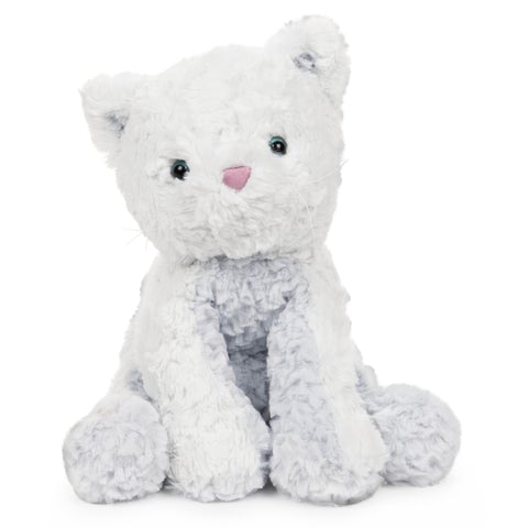 Cozy 10" White Kitty Plush Stuffed Animal