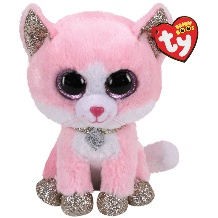 Fiona plush pink cat ty beanie boos