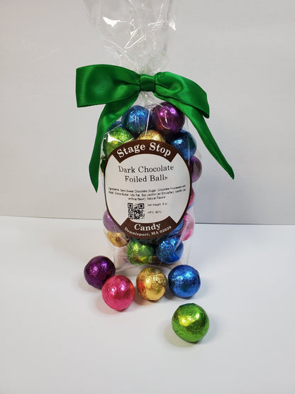 Foiled Chocolate Holiday Balls