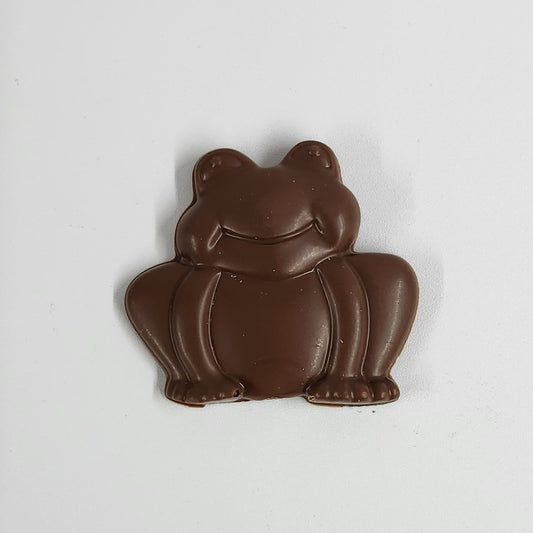 Solid milk chocolate frog