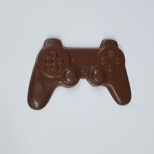 Milk chocolate shaped game controller
