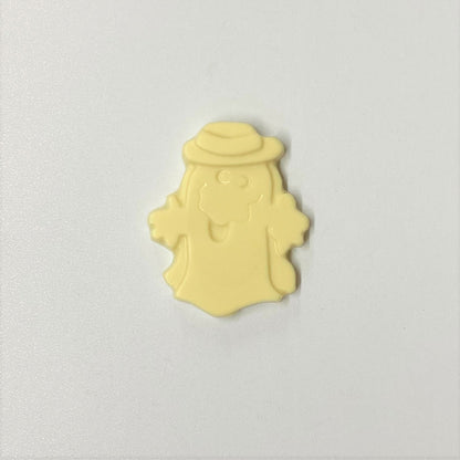 White Chocolate Ghost with Hat Favor