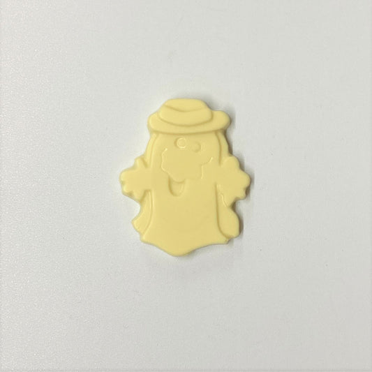 White Chocolate Ghost with Hat Favor
