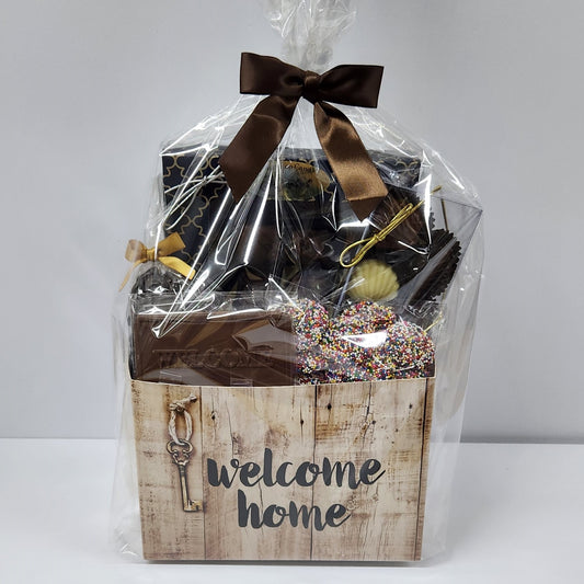 Welcome Home Chocolate Gift Basket from Stage Stop Candy