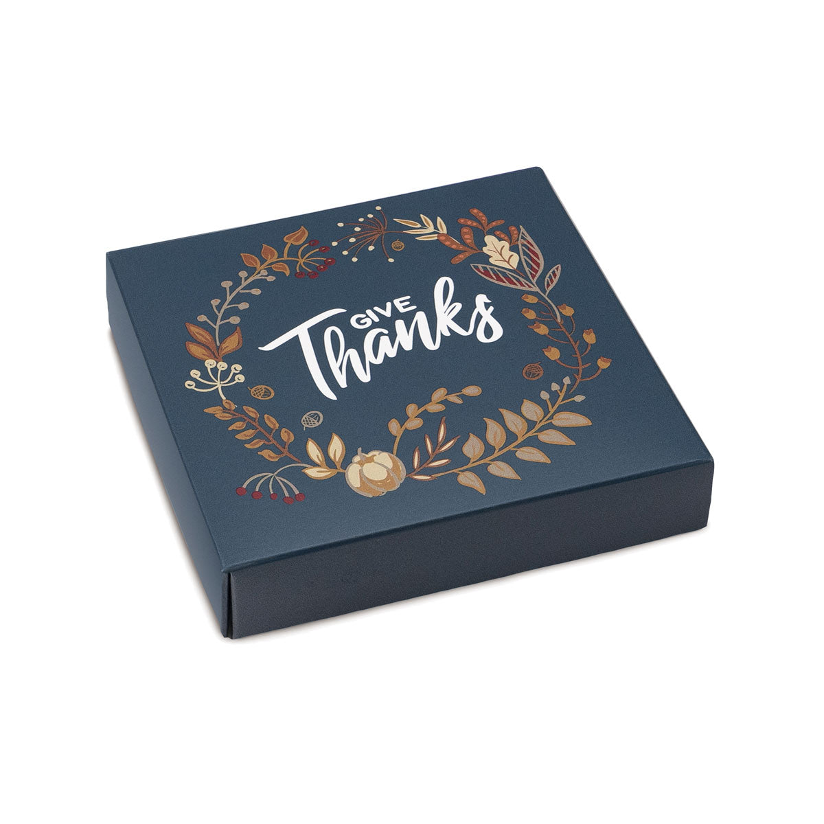 Thanksgiving Themed Box Cover for 16 Piece Holiday Assortment
