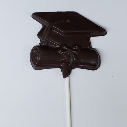 Dark Chocolate Graduation Pop