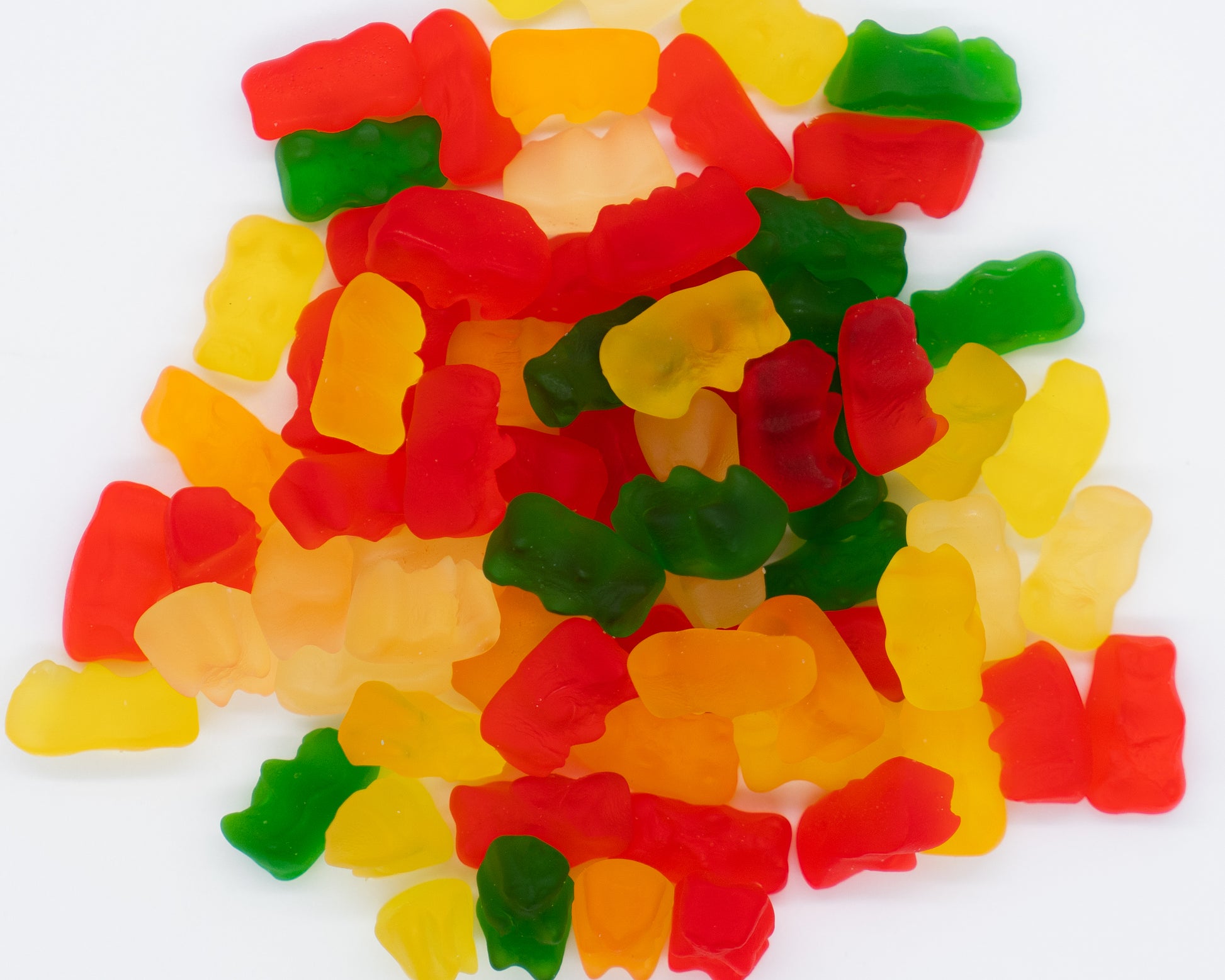 Assorted flavor gummy bears