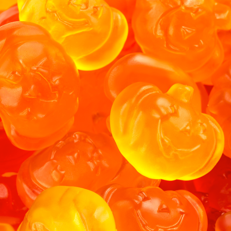 Gummy Jack o'Lantern Pumpkins