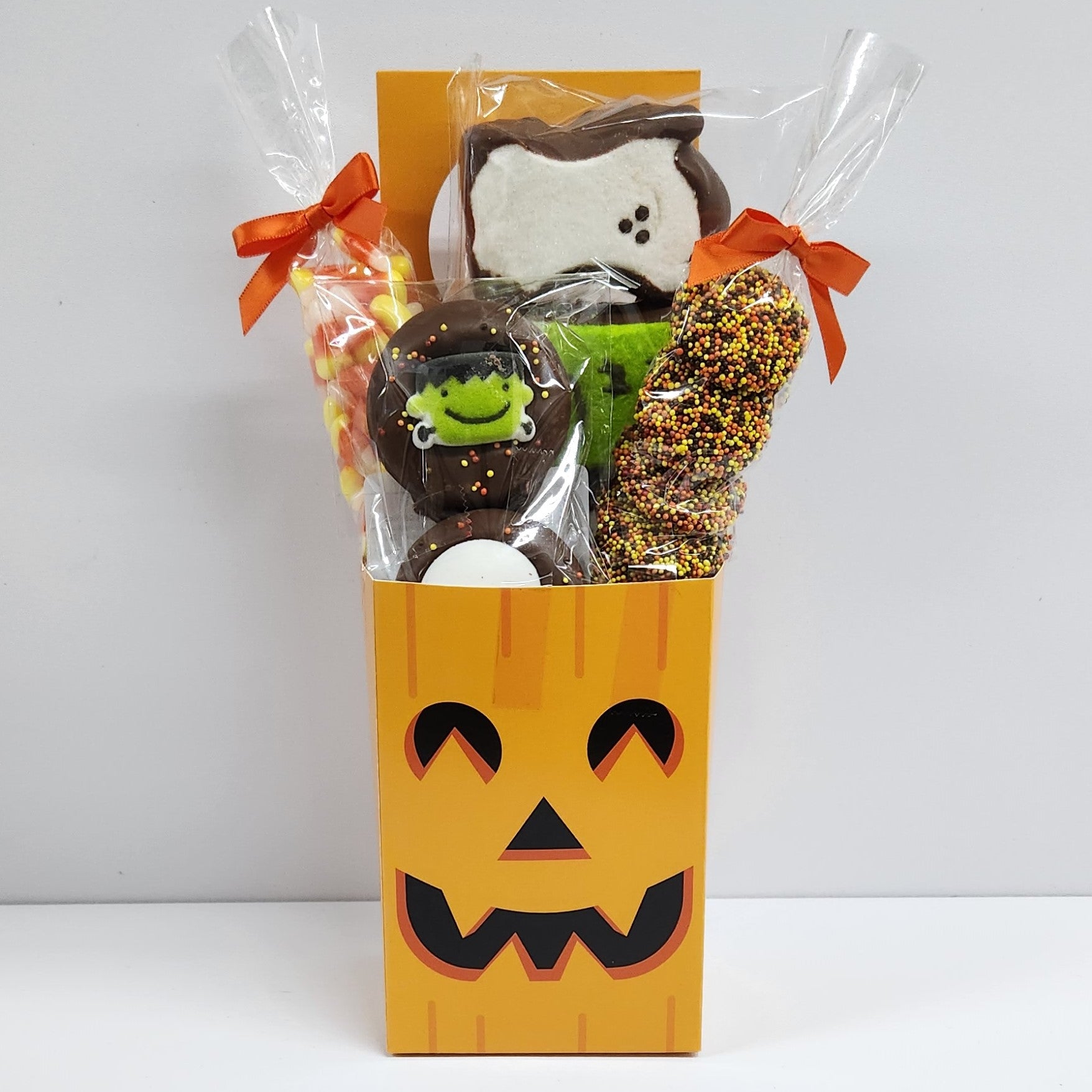 Stage Stop Candy Pumpkin Halloween Door Hanger