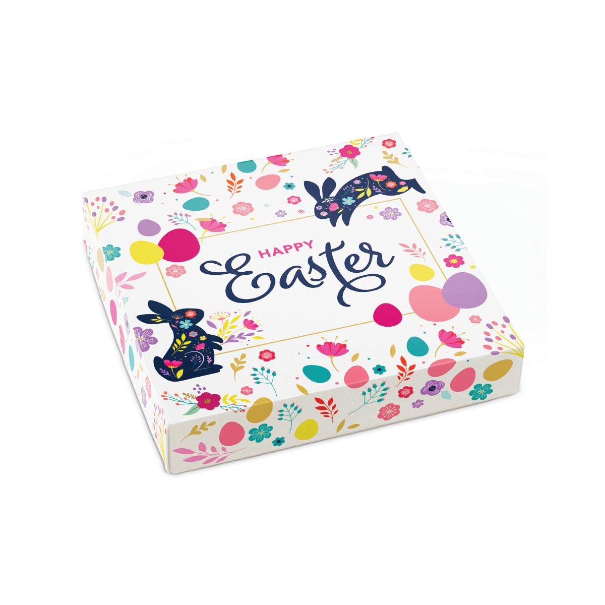 Happy Easter Themed Themed Box Cover for 9 Piece Holiday Assortment