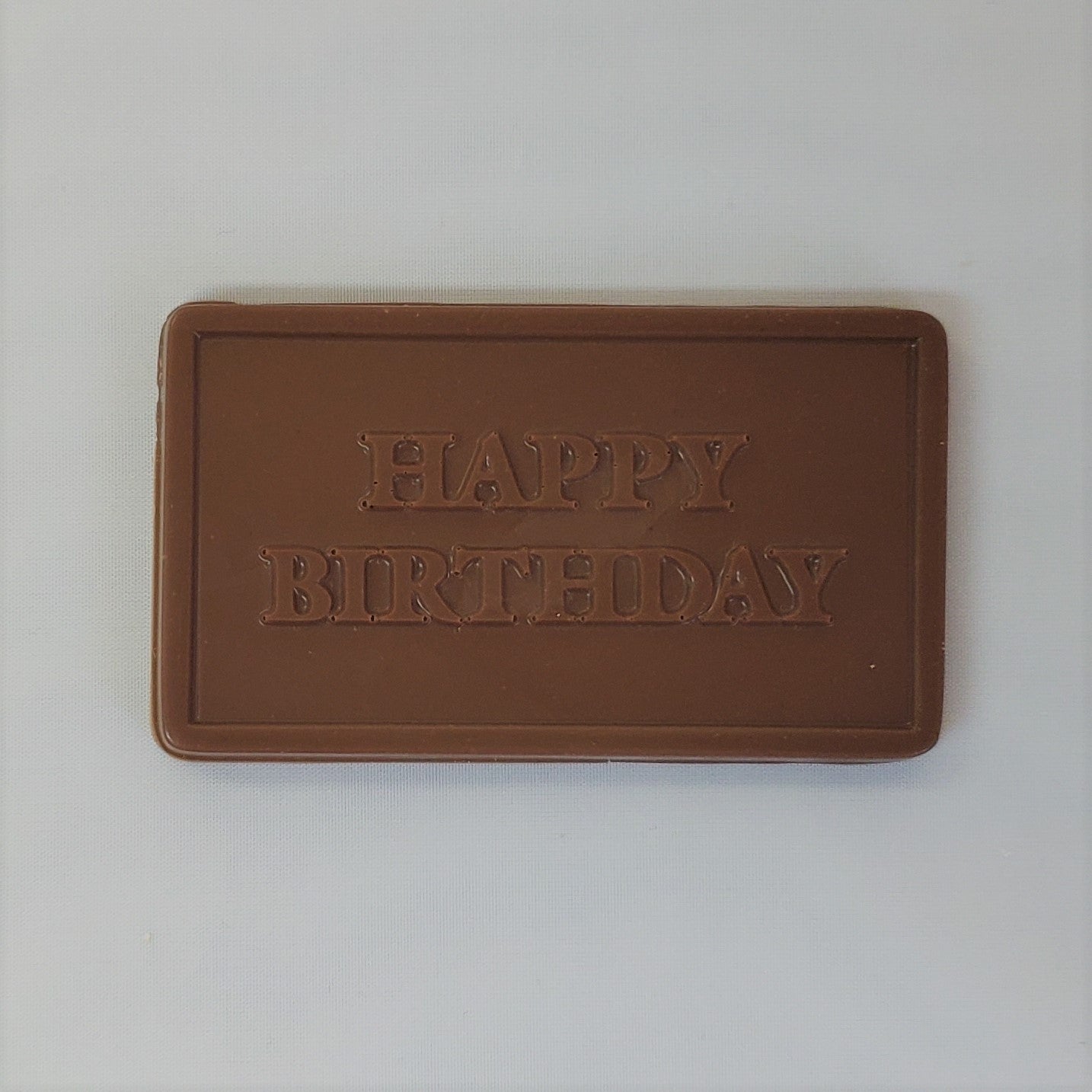 Happy Birthday Milk Chocolate Greeting Card