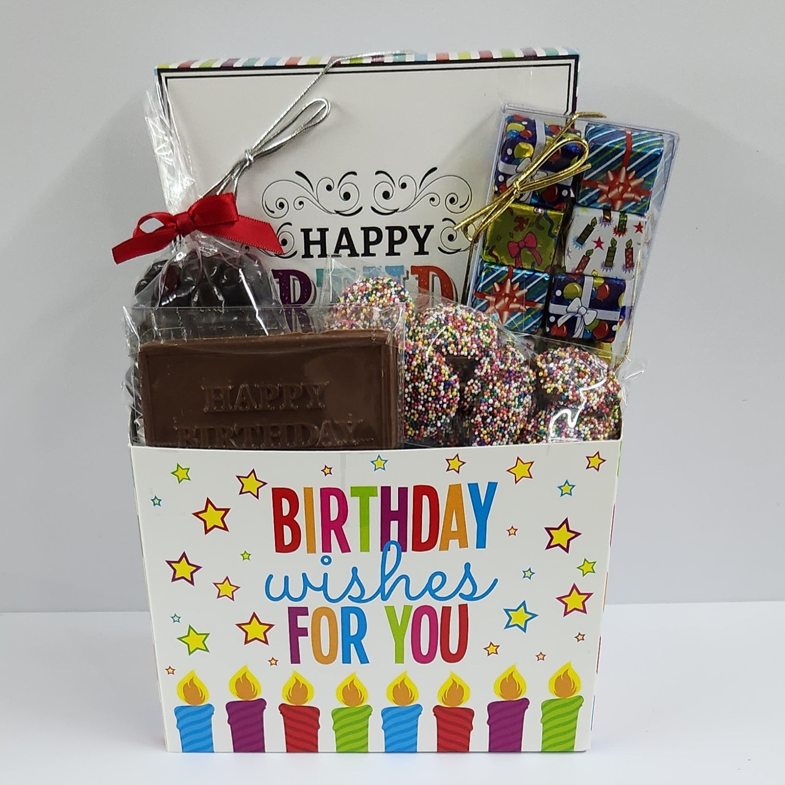 Buy Happy Birthday Chocolate Box. 8 / 16 Luxury Belgian Chocolates With  Gold Thank You, Happy Birthday or Congratulations Wrapper.a Perfect Gift  Online in India - Etsy