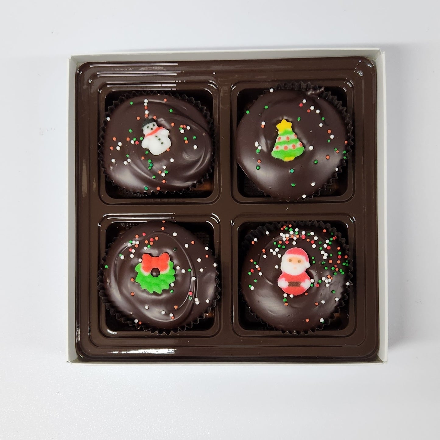 Winter Holiday Peanut Butter Cup Gift Box