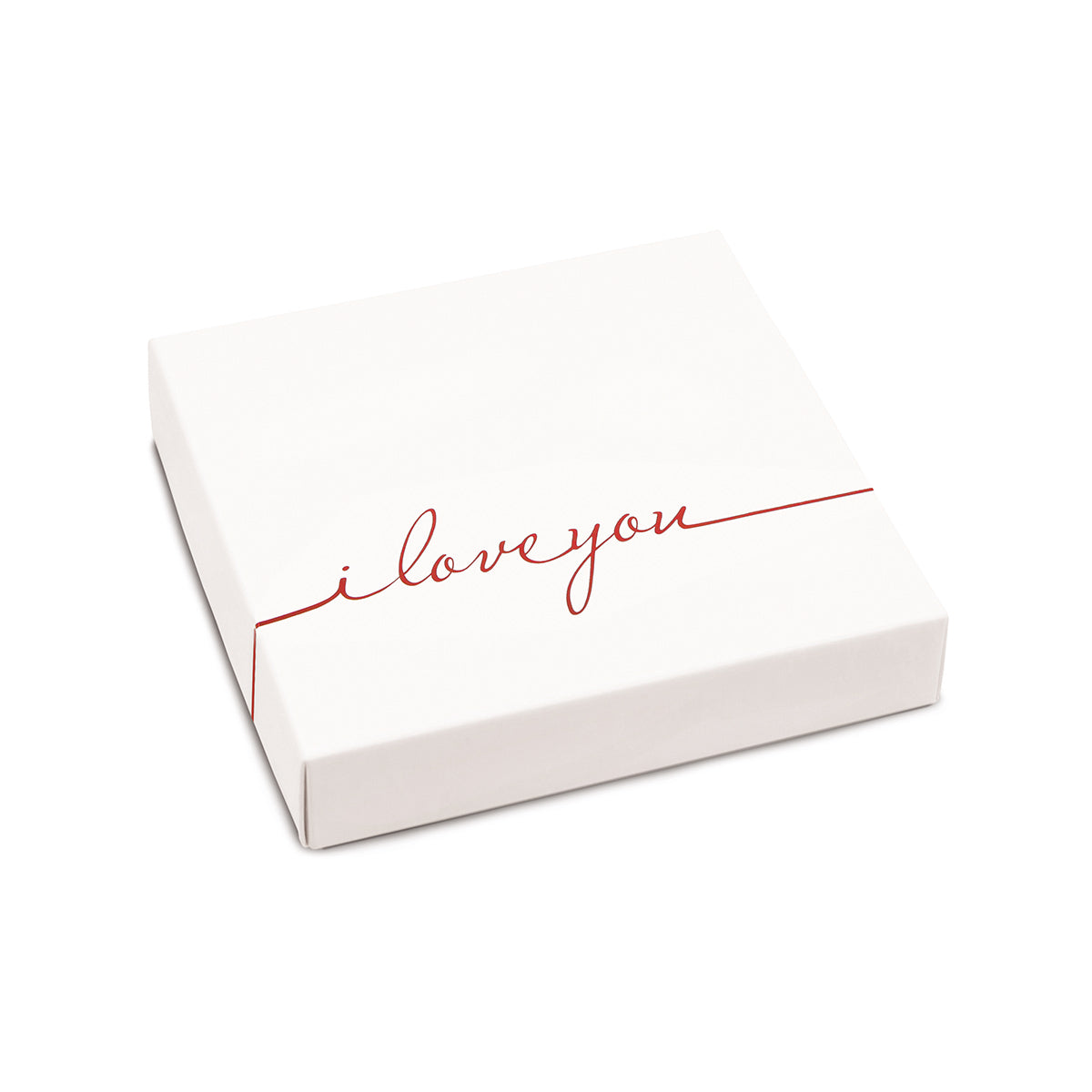 I Love You Themed Box Cover for 9 Piece Holiday Assortment
