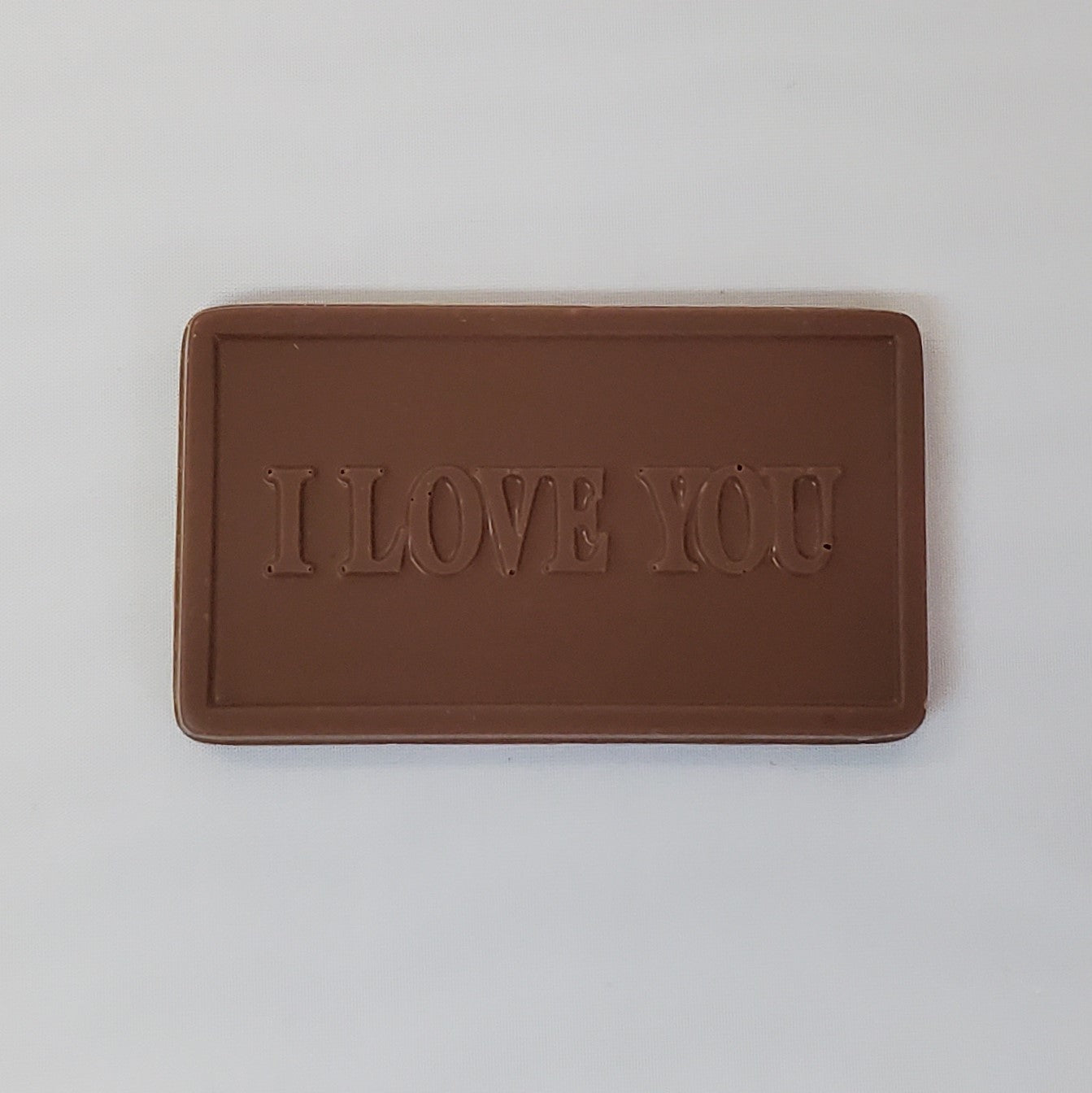 I love you milk Chocolate Greeting Card