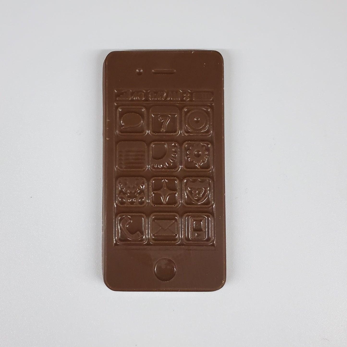iPhone shaped milk chocolate candy