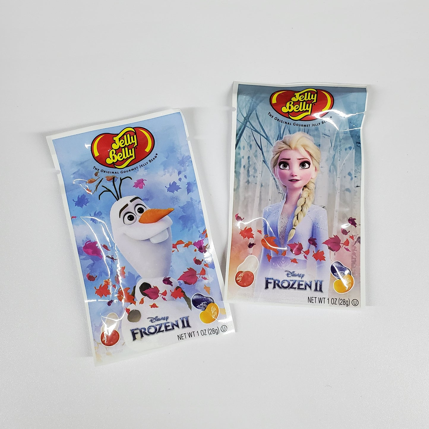 1oz Jelly Belly Jelly Beans Packages with images from Frozen 