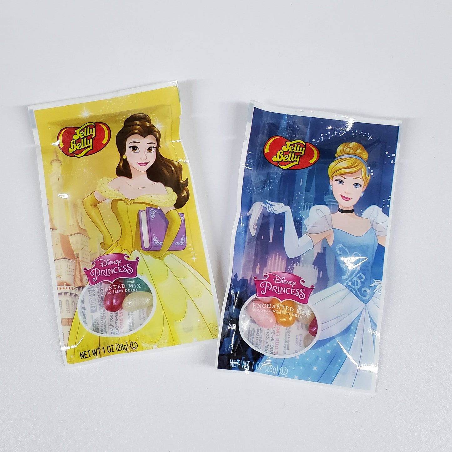 1oz Jelly Belly Jelly Beans Packages with Disney Princess images