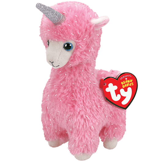 Lana Pink Llama Corn TY Beanie Babies Stuffed Plush