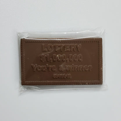 Chocolate Lottery Ticket – Stage Stop Candy