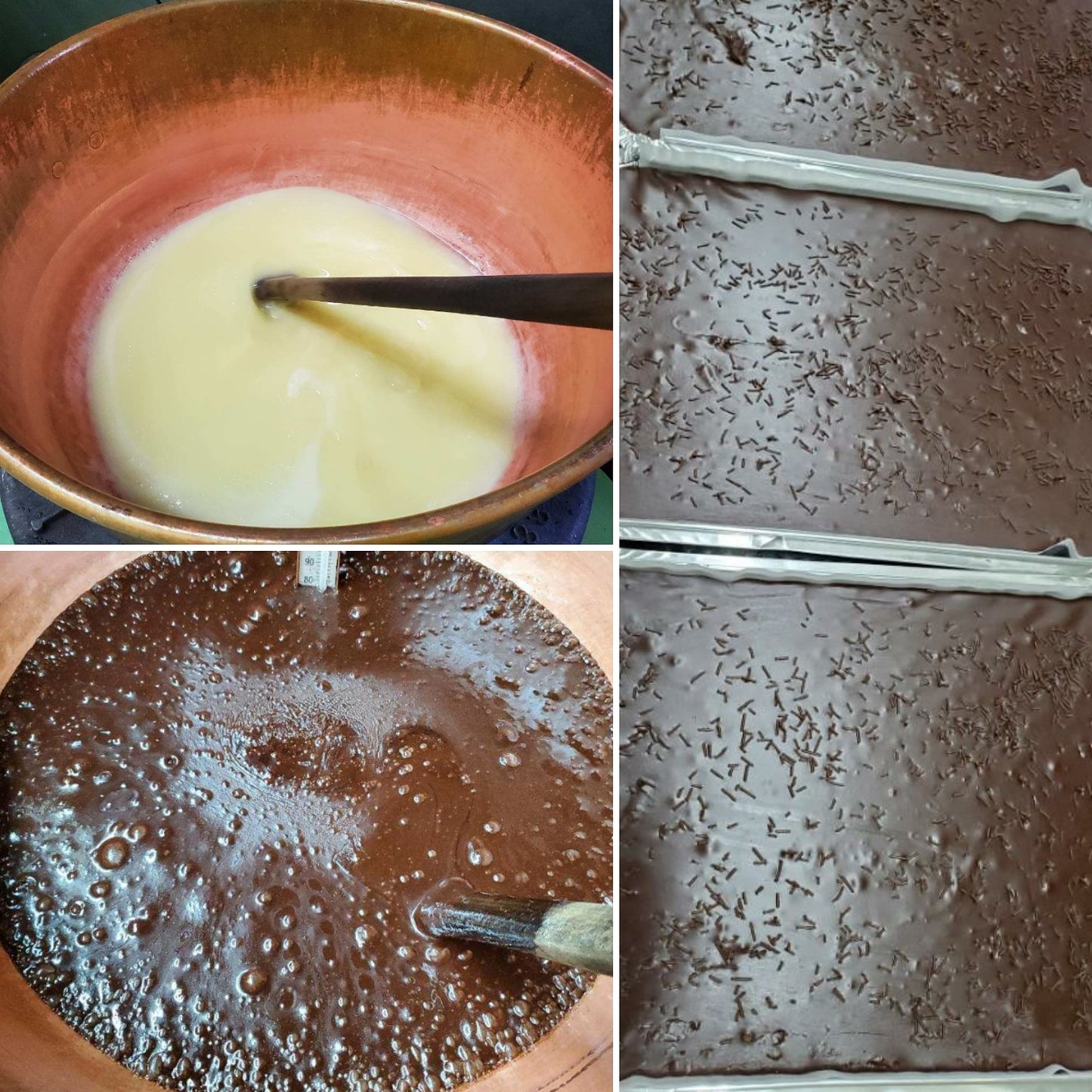 Mocha Fudge Being Made