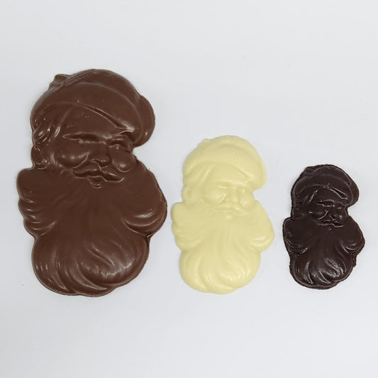 Chocolate Santa Face Favor