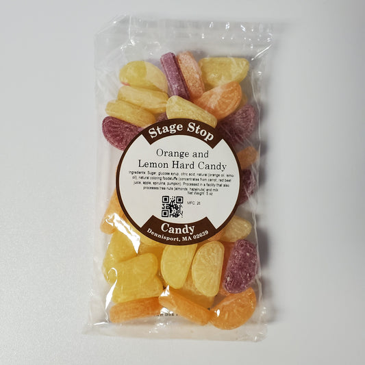 Bag of Orange and Lemon Hard Candy