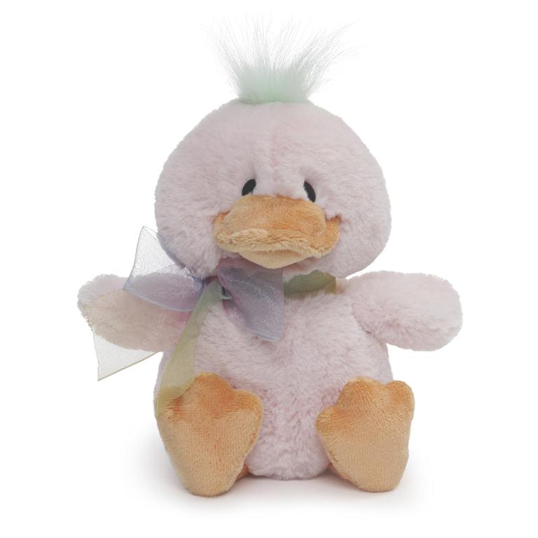 Pink Quacklin the Duck Plush Easter Toy