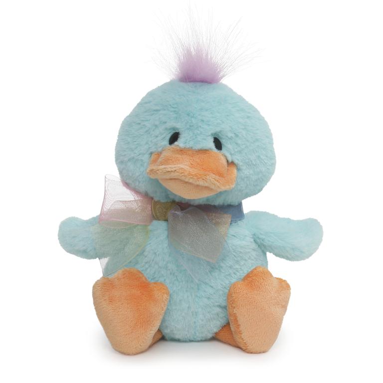 Blue Quacklin the Duck Plush Easter Toy