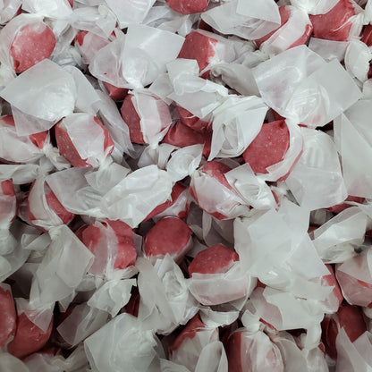 Closeup of Raspberry Taffy