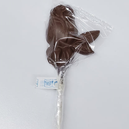 Milk Chocolate Rose Lollipop