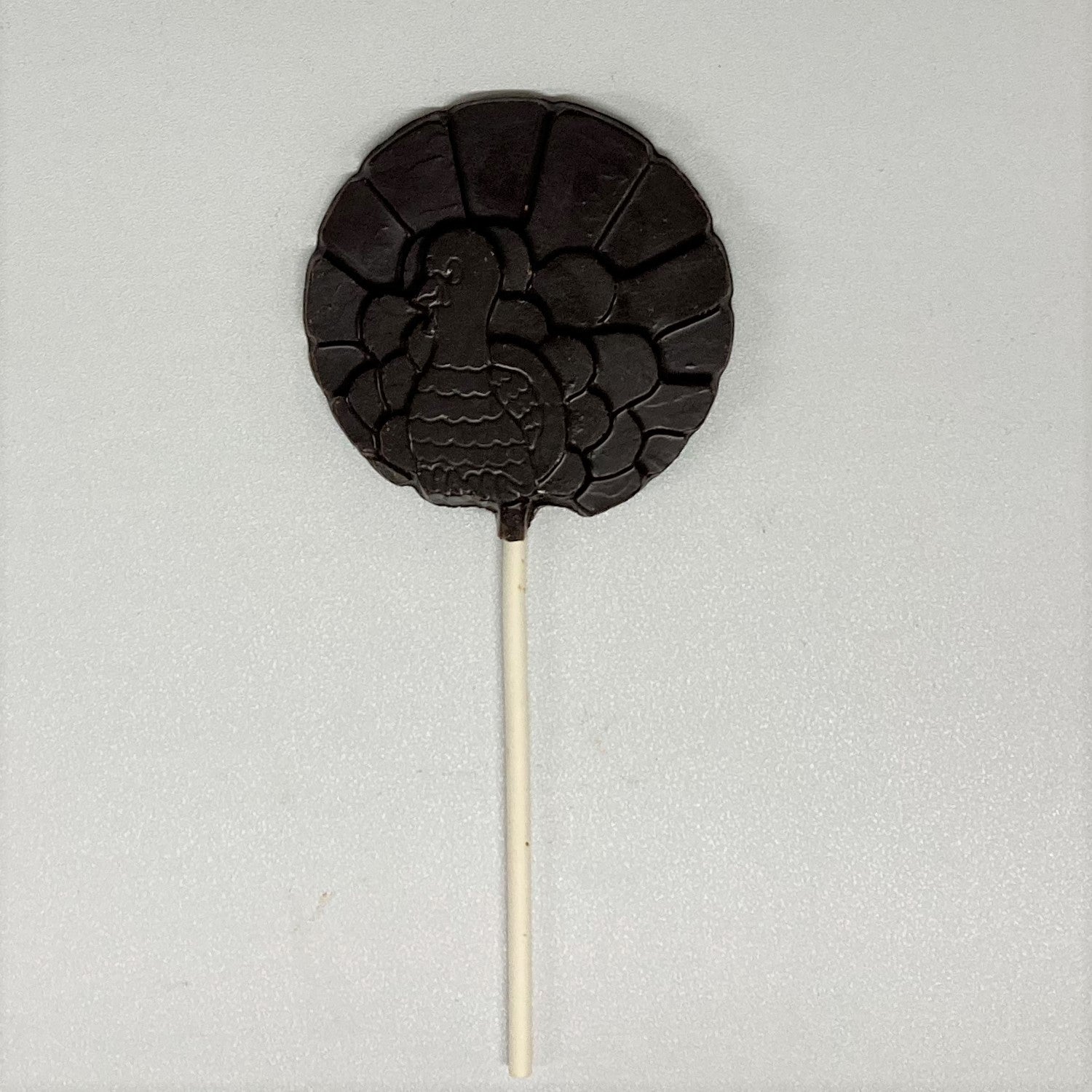 Dark Round Turkey Lollipops