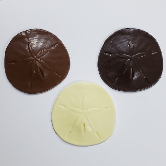 Milk, Dark & White Chocolate Sand Dollars