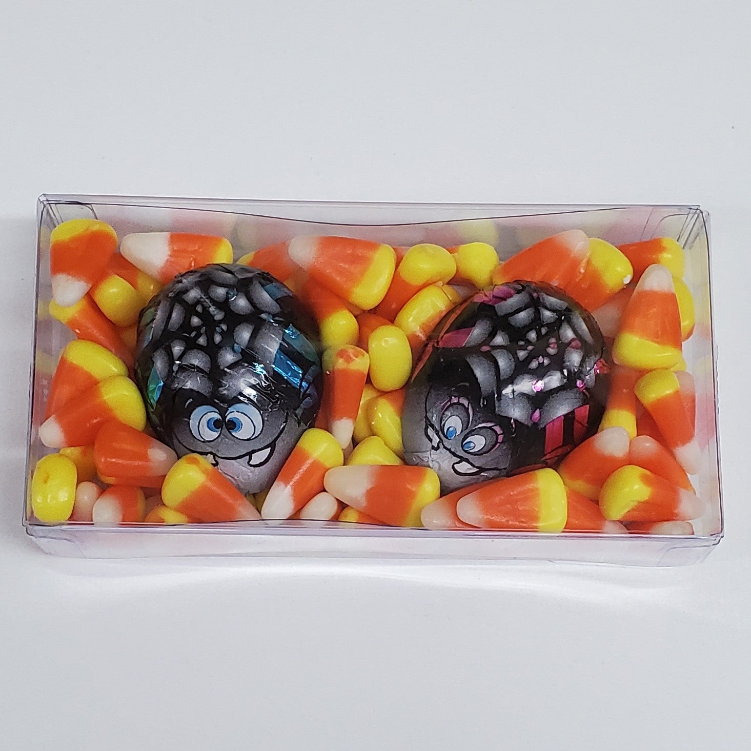 Spider Bites Gift Box - 2 Milk Chocolate Spiders and Candy Corn