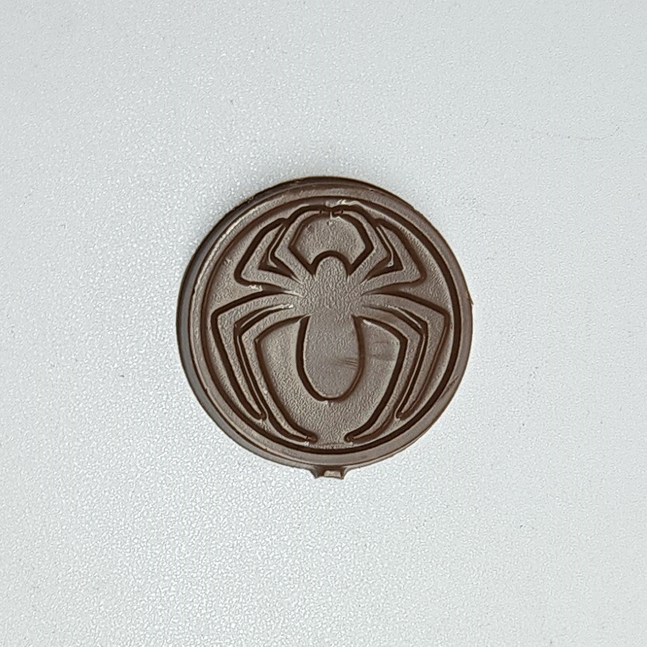 Solid Milk Chocolate Spiderman Logo
