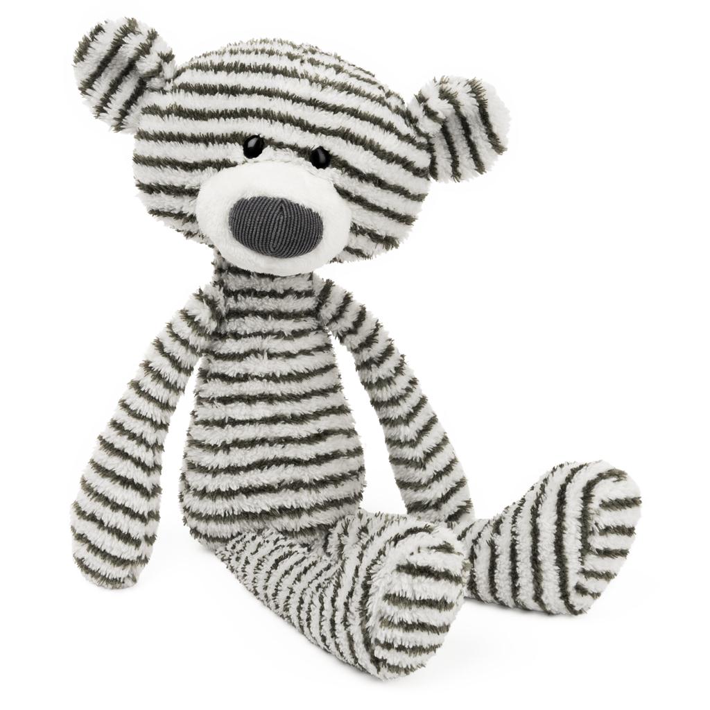 Toothpick Stripe Teddy Bear Plush