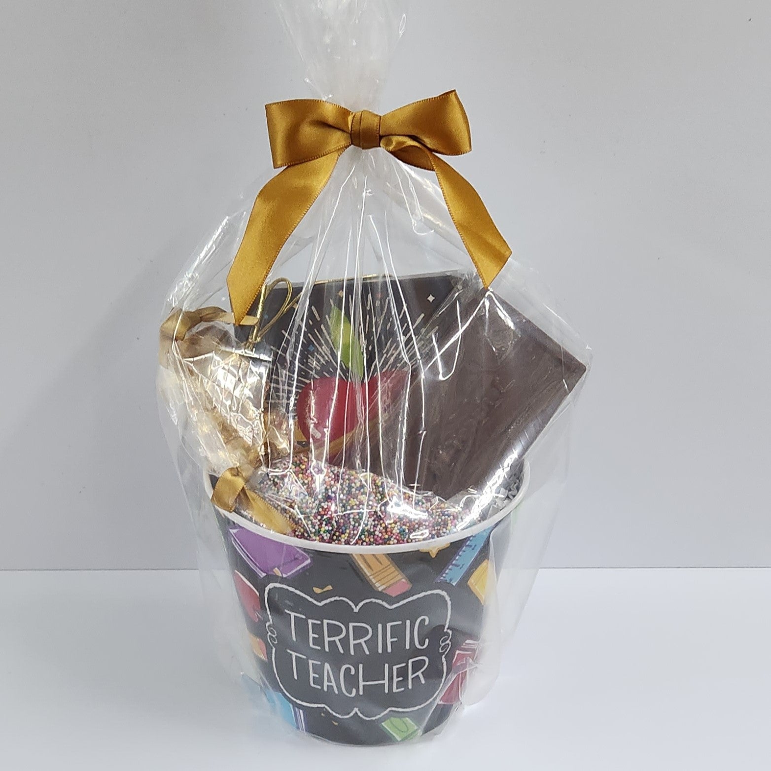 Terrific Teacher Chocolate Gift Basket from Stage Stop Candy