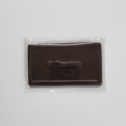 #1 Teacher Dark Chocolate Greeting Card in Wrapper