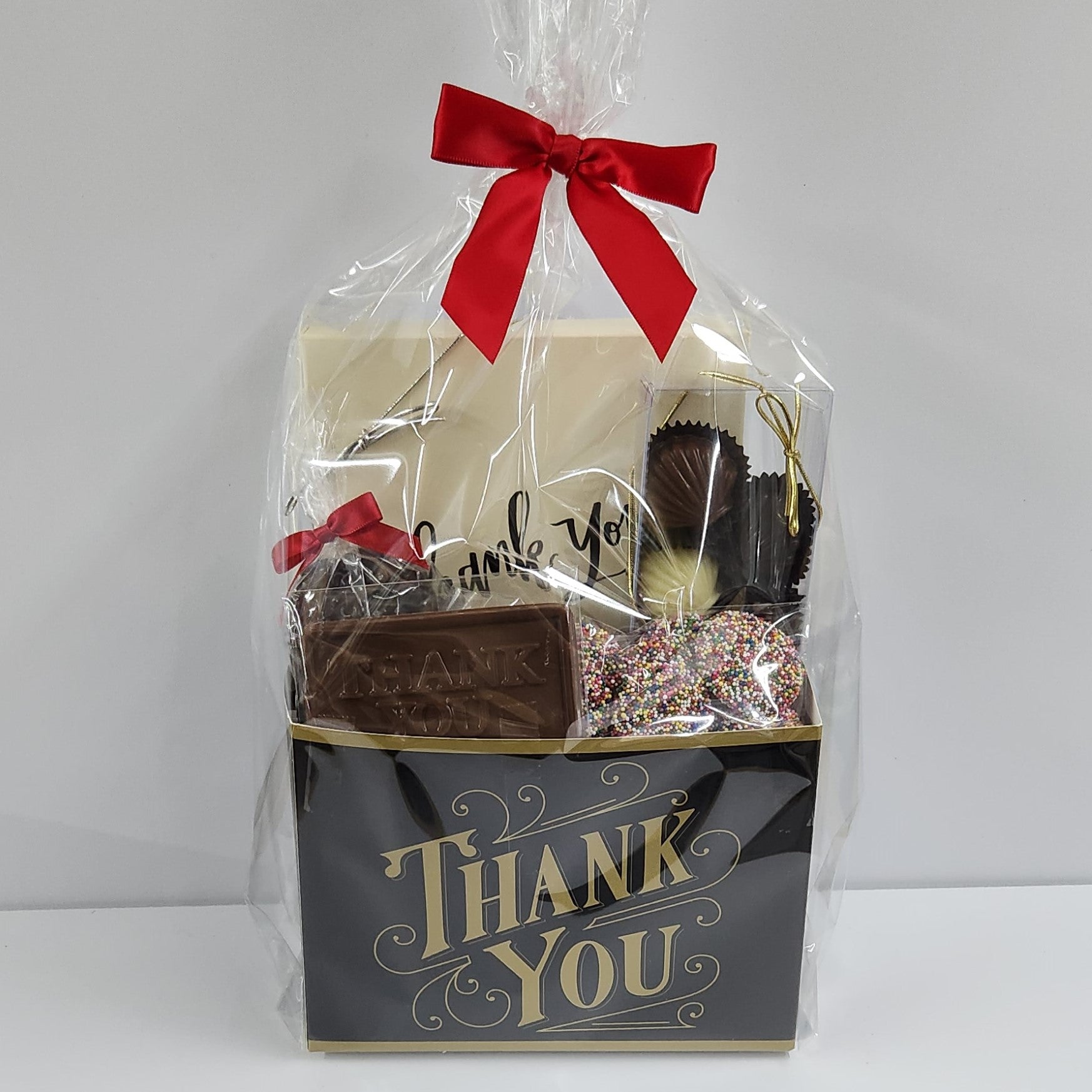 Dark Chocolate Gift Box, Gold Ribbon, 22 pc. | GODIVA