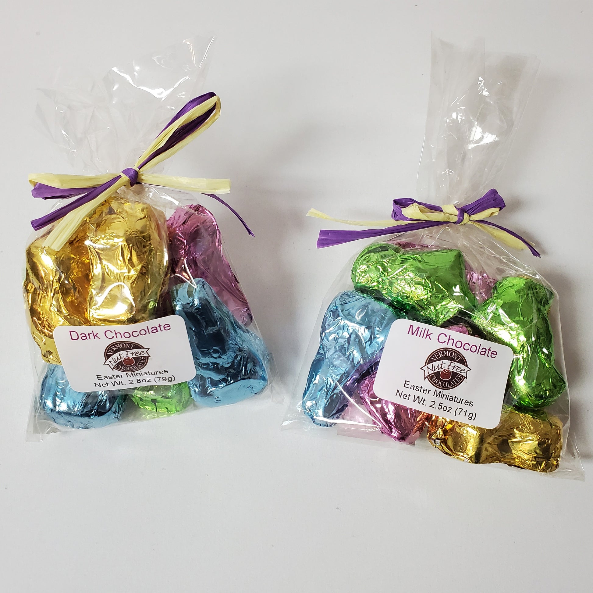 Vermont Nut Free Dark and Milk Chocolate Easter Miniatures 