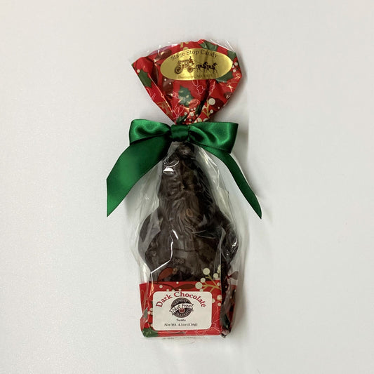 Vermont Nut Free Solid Dark Chocolate Santa