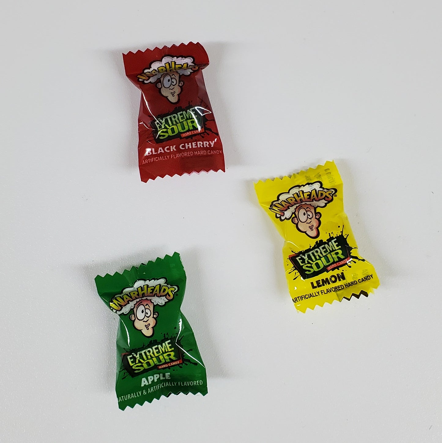Warhead Sour Candies in Three Flavors