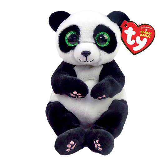 TY Beanie Babies Ying Black and White Stuffed Panda Plush