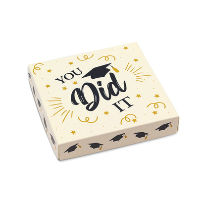 You Did It Graduation Themed Box Cover for 9 Piece Holiday Assortment