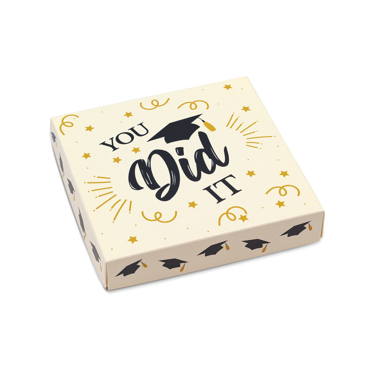 You Did It Graduation Themed Box Cover for 9 Piece Holiday Assortment
